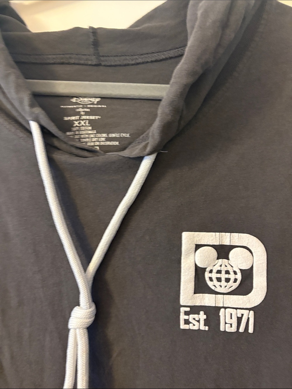 Disneyworld Spirt Jersey with hood - Picture 2 of 4